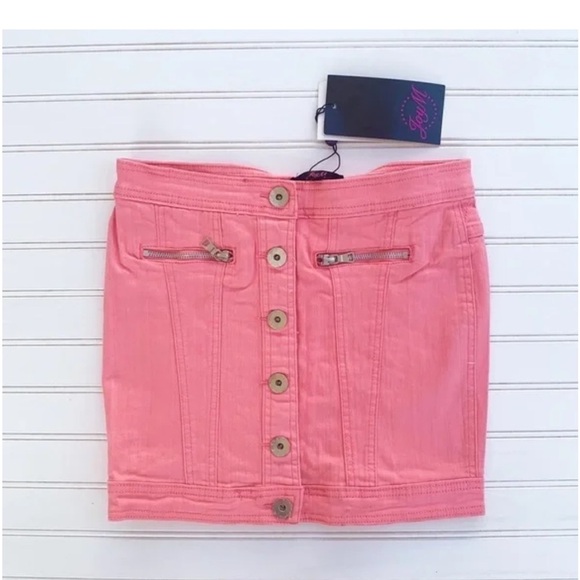 Pink Mini Skirt Casual NEW Size 26 - Picture 1 of 6
